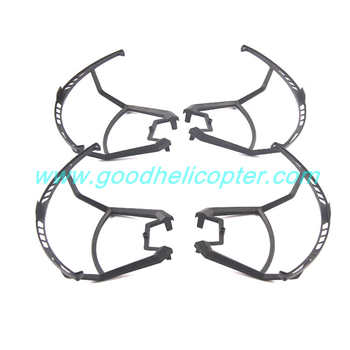 u818s u818sw quad copter Protection cover frame set (black color) - Click Image to Close